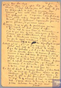 Source Mémorial de la Shoah, CMLXXV(103)-6
<br><br>
<strong>Les seuls avocats auxquels il n'est officiellement pas appliqué de numerus clausus sont les avocats au Conseil d’État et à la cour de Cassation. C'est ainsi que François Lyon-Caen peut être nommé au printemps 1941. Ce qui permet à son frère, Gérard, de réagir ainsi à la nouvelle : « L’écho d’Alger m’a appris hier qu’enfin la situation s’était éclaircie pour toi. Outre la joie que j’ai éprouvée à te sentir à nouveau ancré dans notre vieux sol judiciaire, j’ai également eu l’impression réconfortante d’une petite victoire remportée sur les puissances du mal ».</strong>