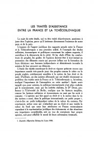 Source persee.fr
<br><br>
<strong> René Cassin siège à la société des nations de 1924 à 1938. Il alerte très tôt sur les dangers du fascisme qui menace l’Europe, et plaide, par le droit international, en faveur de la paix. C’est dans ce contexte que René Cassin se livre à une analyse juridique du pacte de garantie mutuelle signé en 1925 entre la France et la Tchécoslovaquie, plaidant pour le maintien de sa force obligatoire. </strong>