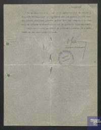 Raymond Geissmann, Le Directeur Général à Monsieur le Président Général de l’U.G.I.F., 9 février 1944 (fin)