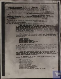 Source Mémorial de la Shoah, CXI-25
<br><br>
<strong>La réponse de Xavier Vallat arrive quelques jours plus tard : seuls cinq avocats sur les quinze reçoivent un avis favorable.</strong>