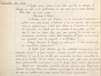 Source Archives nationales, AJ/16/1803
<br><br>
<strong>Même si, comme vu dans la sous-galerie précédente, la faculté de droit parvinet à maintenir une continuité de fonctionnement, elle ne peut faire abstraction du contexte général de guerre, et notamment du poids de la surveillance exercée à la fois par le régime de Vichy et par les autorités d'occupation. Dans ce document, le professeur Niboyet s’interroge ainsi sur l’éventualité d’une censure préalable à la publication de son cours, et ce, avant même la rentrée officielle de 1940. Bien que l'assesseur du doyen Gilbert Gidel précise qu’aucune demande en ce sens n’a encore été formulée par l’occupant, il apparaît que les professeurs pratiquent déjà une forme d’autocensure.</strong>