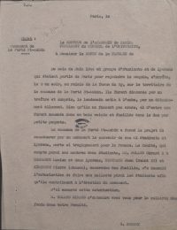 Source Archives nationales, AJ/16/7155
<br><br><strong>En juin 1944, un groupe de près d’une centaine d’étudiants et de lycéens, parmi lesquels on retrouve nombre d’étudiants de la faculté de droit, prennent la route vers le Sud pour rejoindre un maquis en Sologne, dans lequel il est prévu que des armes leur soient parachutées. Ils sont dénoncés alors mêmes qu’ils n’ont pas tous eu le temps de s’armer, et un détachement allemand arrête le groupe le 10 juin 1944. Le jour même, 41 d’entre-eux sont fusillés dans les bois. Presque tous les autres sont arrêtés dans les jours qui suivent, et pour certains envoyés en déportation. C’est le cas de Jacques-André Brack, mentionné dans la galerie <a href="https://expo-victimes-vichy-faculte-droit-paris.bibliothequecujas.fr/galerie-des-deportes/" target="blank"><em>Des déportés </em></a>.</strong>