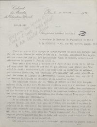 Source Archives nationales, AJ/16/7140<br/>Document numérisé <a href="https://expo-victimes-vichy-faculte-droit-paris.bibliothequecujas.fr/reponse-de-linspecteur-general-desforge-a-la-lettre-de-mm-vedel-et-rivero/" target="_blank">consultable ici</a>.